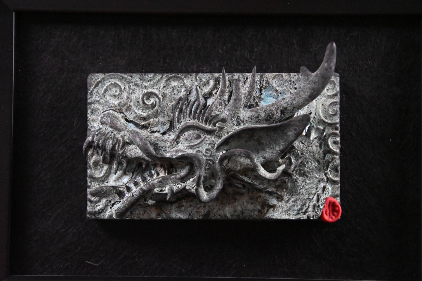 Chinese Style Dragon Plaque Small